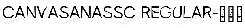 CanvaSanasSC Regular字体转换